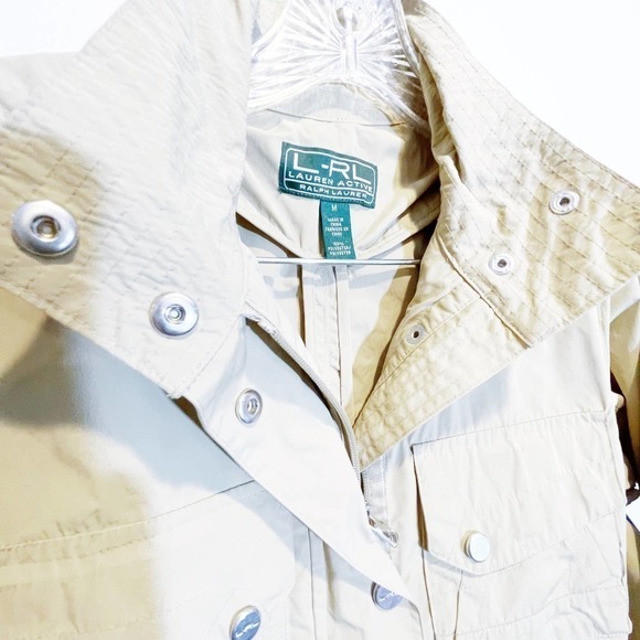 Lauren RL Active Women's Khakhi Utility Jacket SZ M - Picture 3 of 8
